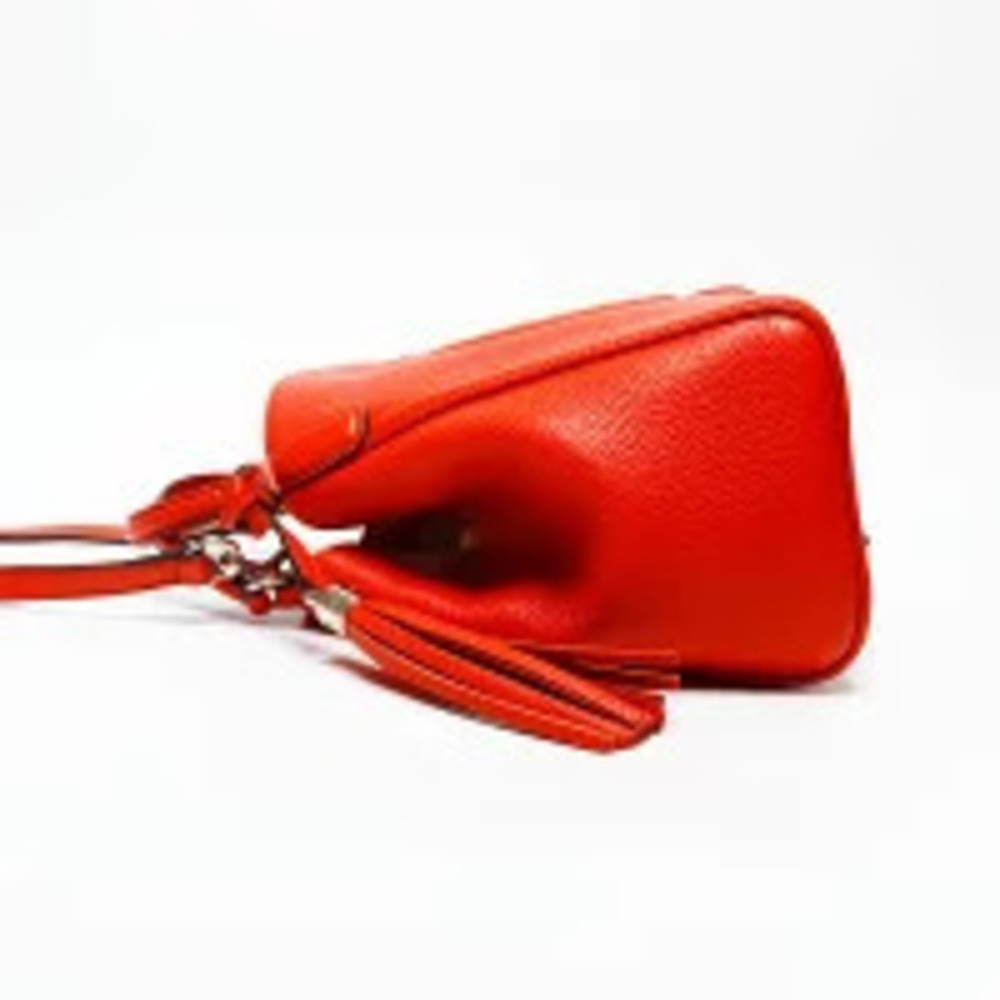 Gucci Soho Tassel Leather Handbag Orange - Picture 4 of 13